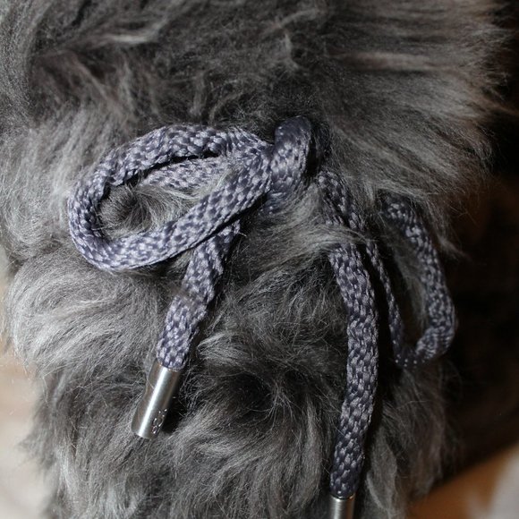 NIB‎ UGG THUNDER CLOUD WOMEN'S TALL POSH FUR SUEDE BOOTS 6 7 8 9 - Picture 6 of 9